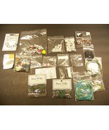 Assorted Beads &amp; Supplies for Crafts Keychains Necklaces Jewelry Resin - £7.07 GBP