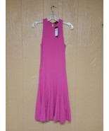 Polo Ralph Lauren Dress Sleeveless Below Knee Fit & Flare Regatta Pink sz XS NWT - £95.98 GBP
