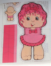 Hallmark Hugga Bunch Cut N Sew Stuffed Doll Toy Fabric Panel 1980s Huggi... - $18.00