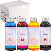 Refill Ink Compatible with Epson C A K E Printer (4 Colors Set) - £34.78 GBP