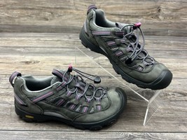 Keen Alamosa Women&#39;s 6 Waterproof Hiking Trail Shoe Grey Pink Outdoor 9651 - $21.78