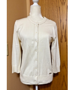 Vintage Ellen Tracy Ladies Medium button front cardigan NWT - $570.47 MXN