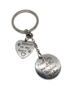 Memorial Keyring Forever In My Heart Wait For Me At The Rainbow Bridge P... - £4.77 GBP