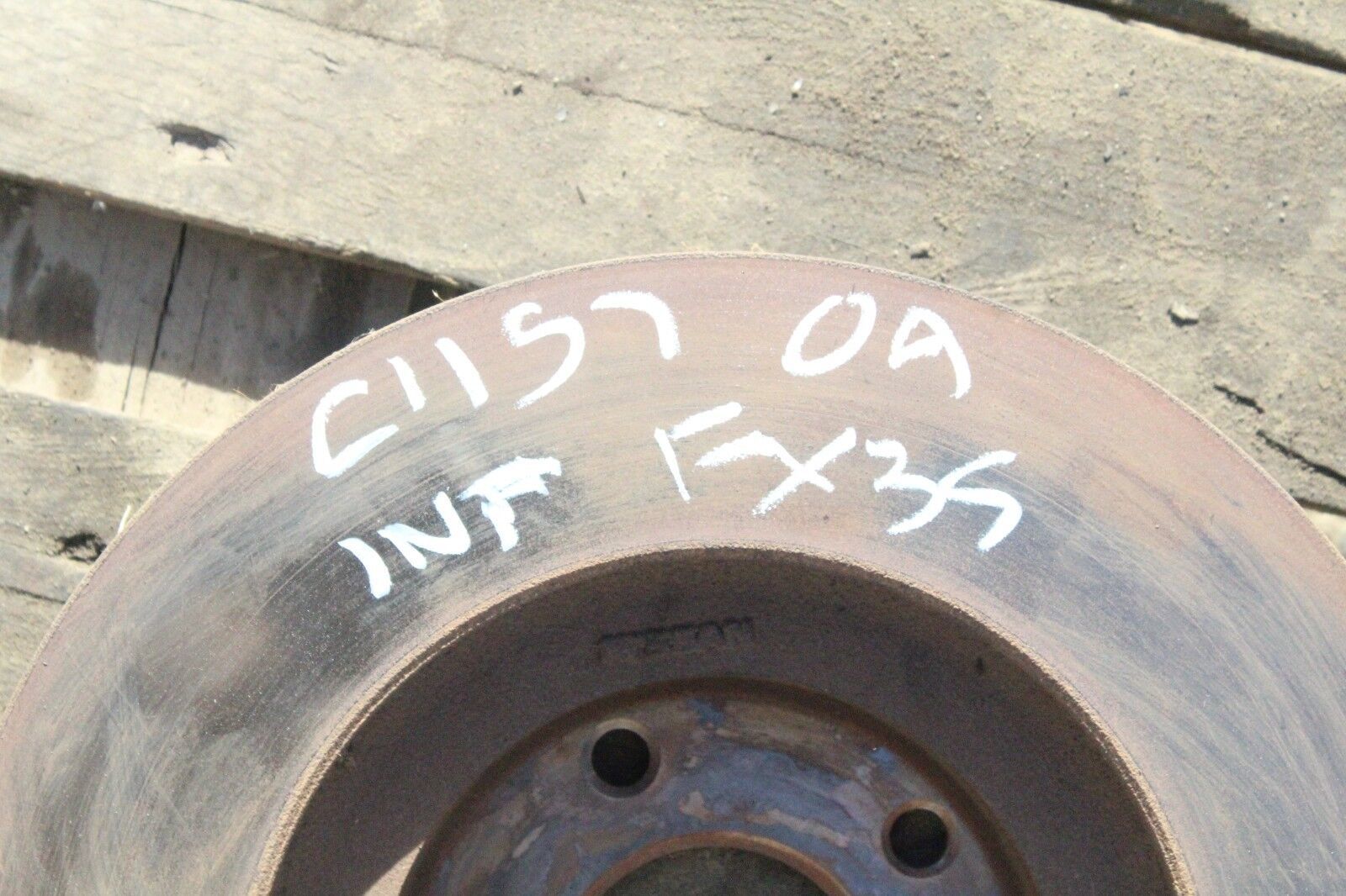 03-08 INFINITI FX35 AWD FRONT LEFT AND RIGHT DISC BRAKE ROTORS C1157 - $68.79