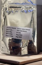 Lemon Balm extract 10;1, powder 50gm - $10.75