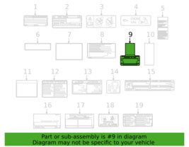 2004-2025 GENUINE OEM TOYOTA LABEL P/N 74599-0E020 NEW FACTORY PART - $27.73 CAD