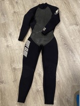 Vtg Body Glove Women&#39;s Size L 9 Black Zip Scuba Diving Wet Suit - £31.05 GBP