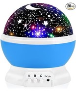 Rotating LED Galaxy Starry Night Light Projector Star Sky Moon Lamp Kids... - $12.19