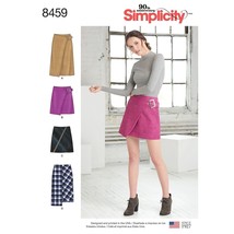 Simplicity Sewing Pattern 8459 Wrap Skirt Misses Size 4-12 - $8.96