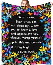 Mothers Day Gifts for Mom Blanket Mothers Day Birthday Gifts for Mom Throw Blank - £30.05 GBP
