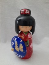 Lovely Signed Kokeshi Doll ~ Vintage ~ Signed Tarao~ Girl with a Parasol - £33.26 GBP