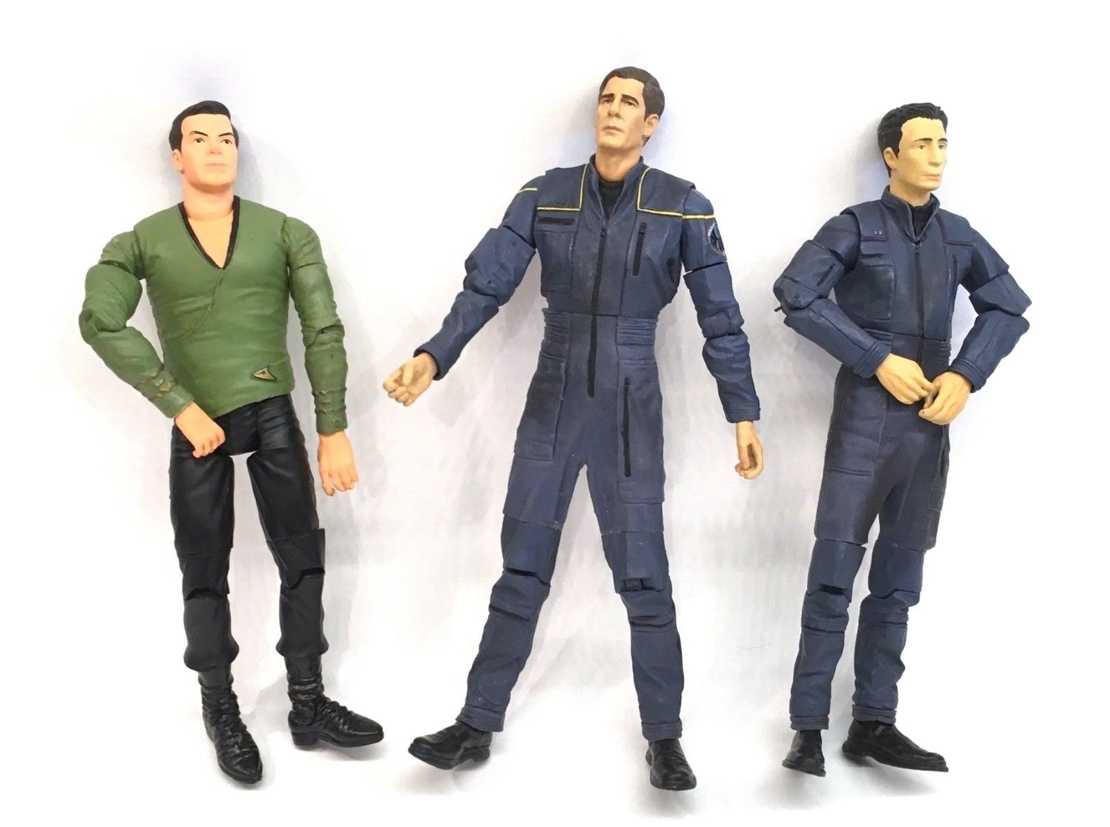 Star Trek Enterprise Art Asylum & Diamond Select 7" Action Figures Lot of 3 - $24.99