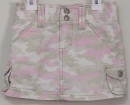 Girls Sonoma Pink Tan Camouflage Skort Size 4 - $9.95