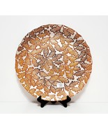 NEW RARE Williams Sonoma Fall Leaves Glass Serving Plate 13&quot; - £35.65 GBP