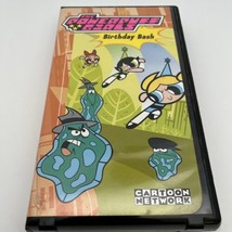 The Powerpuff Girls Birthday Bash VHS VCR Video Tape Used Cartoon Hard Case - £7.43 GBP
