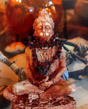 Sri Mehandipur Balaji Temple Hanuman Statue+Bead Protect Evil Black Magi... - $1,468.08 MXN