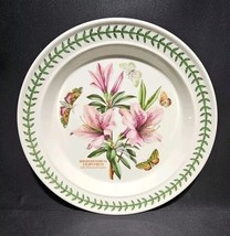 Portmeirion Botanic Garden Dinner Plate 10.5&quot; Lily Flowered Azalea England - $462.00 MXN