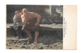 Quo Vadis Sienkiewicz Ursus und Chillon 1913 Poland Art Collotype Postcard - $8.95