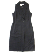 NWT MM. Lafleur Dana Sheath in Black Tuxedo Structured Italian Wool Dress 4 - £68.08 GBP