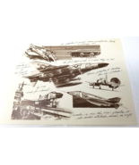 F4 Phantom Plane Art Print Drawing McDonnell Douglas 1986 75th Anniversary - £18.63 GBP
