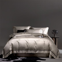 160S Horse Cotton Jacquard Four Piece Set Cotton Bed Sheet And Duvet Cover - £239.08 GBP+