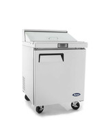 Atosa MSF8301GR 27&quot; 1 Door Sandwich Prep Unit 8 Stainless 1/6 Pans FREE ... - $1,902.00