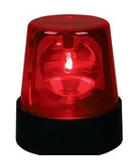 Red 7&quot; Lighted Beacon Party Light Rotating Spinning Flashing Lamp DJ Lig... - $32.77