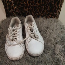 Reebook ladies leather trainers size UK4.5 white, great condition. - £11.09 GBP