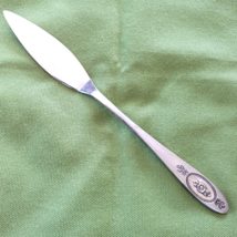 Butter Knife Oneida Deluxe Polonaise Pattern Burnished Rose Handle 6 5/8&quot; - £6.03 GBP