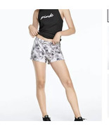 New Victoria’s Secret Pink Gym to Swim Drawstring Shorts Large Camo Gray - $25.74