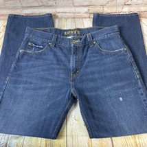 Levi&#39;s 549 LOW LOOSE Mens Size 36x31 Blue Distressed Boot Cut Jeans Deni... - £18.68 GBP