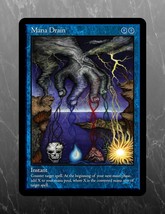 Mana Drain Custom Card Altered Art - $7.99