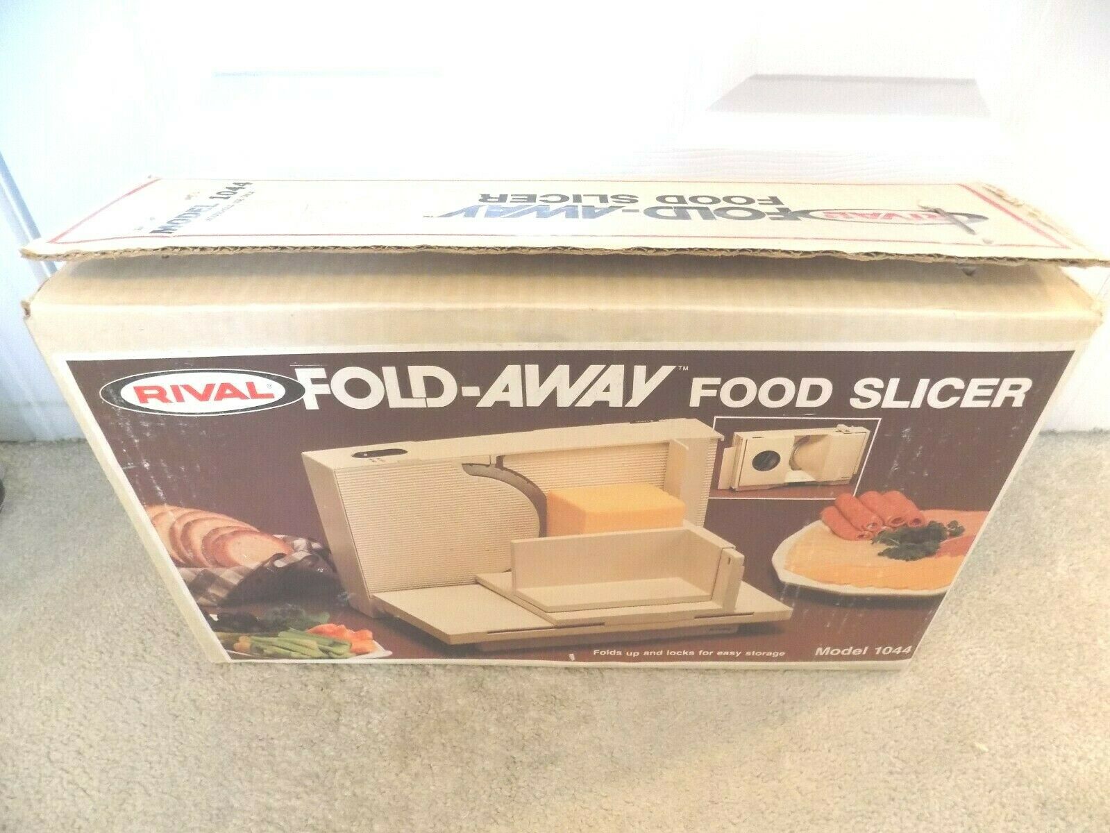 Brand NewVintage Rival FoldAway Food Slicer Model 1044FREE SHIPPING! Other