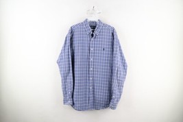 Vintage 90s Ralph Lauren Mens Large Classic Fit Collared Button Down Shi... - $34.60