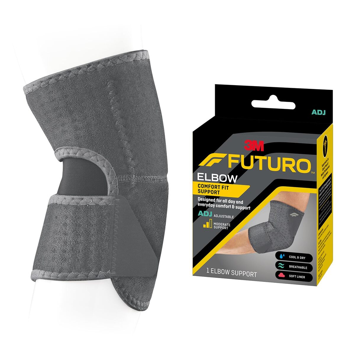FUTURO Comfort Fit Elbow Support 04038ENR, Adjustable - (Pack of 1) - $16.71