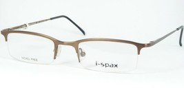 i-spax Adam COL.5 Brown Eyeglasses Glasses Nickel Free Frame 47-20-138mm Germany - £43.22 GBP