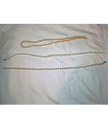 THREE DIFFERENT COLORED PEARL NECKLACES - $23.75