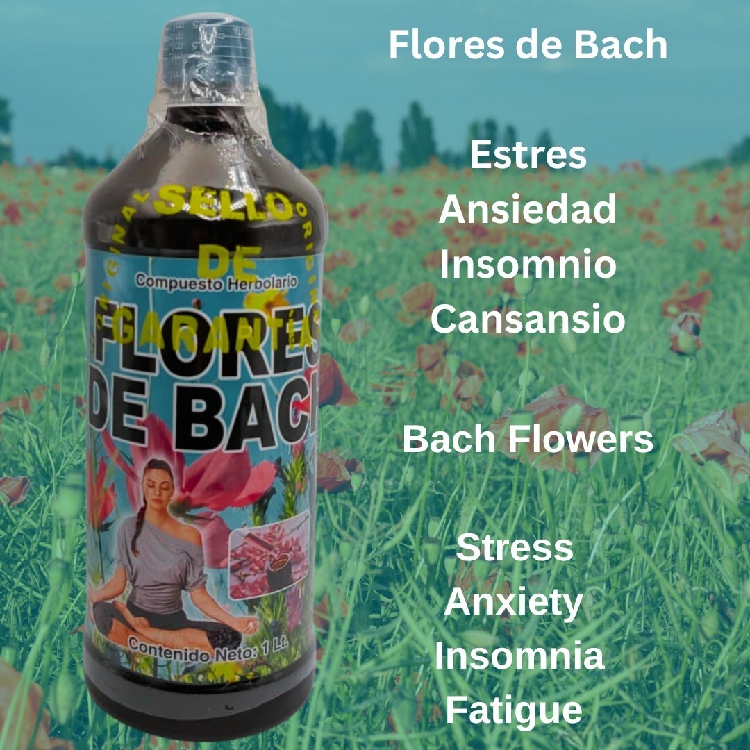 Flores de Bach- Tonico 1lt. 100% Natural Concentrate / Bach Flower Item image 4
