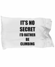 Climbing Pillowcase Sport Fan Lover Funny Gift Idea for Bed Set Standard Size 20 - £17.18 GBP