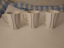 Corelle Coordinates simple lines mugs 3 - £7.50 GBP