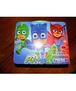 PJ Masks Lunch Box Tin with Handle Themed Jigsaw Puzzle - 24-Piece NEW - £15.41 GBP