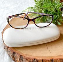 TURA Eyeglass MOD. 668 TOR Purple Tortoise Glasses Frame 51-17-135mm Gol... - £60.62 GBP