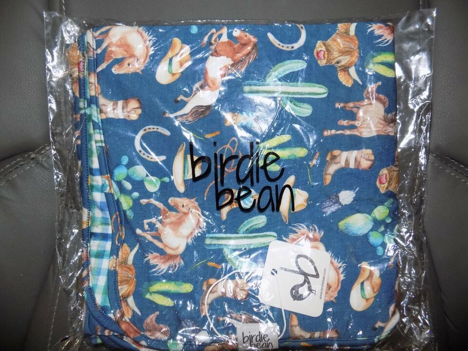 BIRDIE BEAN DALLAS 40 X 40 BAMBOO BLANKET NEW Item image 2