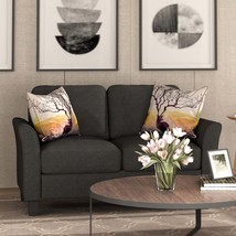 Black Loveseat Sofa | Living Room Double Seat Couch - $445.99