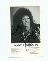 WANDA JACKSON-4X6-AUTOGRAPHED CARD-ACTRESS-CONAN-BRIDESMAIDS-WALK THE LINE - $33.95