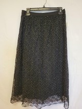 BAR III Womens Skirt Black Gold Size S - $30.48