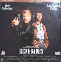 New RENEGADES LASERDISC Vtg 80s Kiefer Sutherland Crime Action 1989 SEAL... - £13.97 GBP