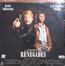 New Renegades Laserdisc Vtg 80s Kiefer Sutherland Crime Action 1989 Sealed Ld ! - £13.38 GBP