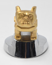 Vintage Mack truck Gold Tone Bulldog Hood Ornament Design Patent 87931 - £158.44 GBP