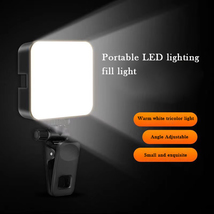 Edwelyz Lighting fixtures, Portable LED fill light, adjustable angle, soft light - £17.15 GBP